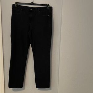 Gloria Vanderbilt Black Straight Leg Jeans